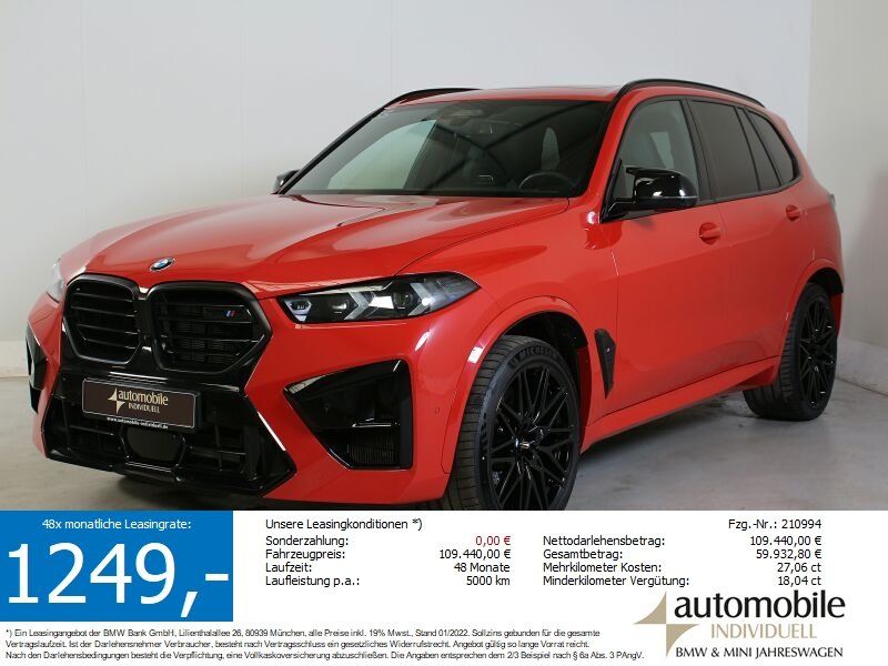 Bild des Angebotes BMW X5 M Competition NP 180420.-€ Panorama ACC B&W
