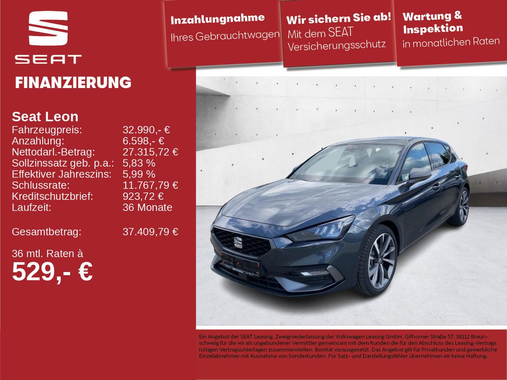 Bild des Angebotes Seat Leon FR 1.5 eTSI 18 AHK-VORB. BEATS LED NAVI RFK