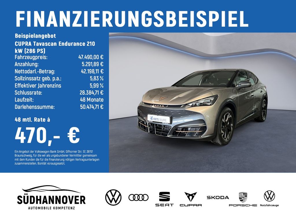 Bild des Angebotes Cupra Tavascan Endurance 210 kW (286 PS) SHZ HEAT PUMP