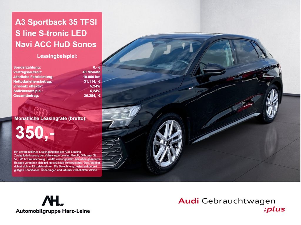 Bild des Angebotes Audi A3 Sportback 35 TFSI S line S-tronic LED Navi AC