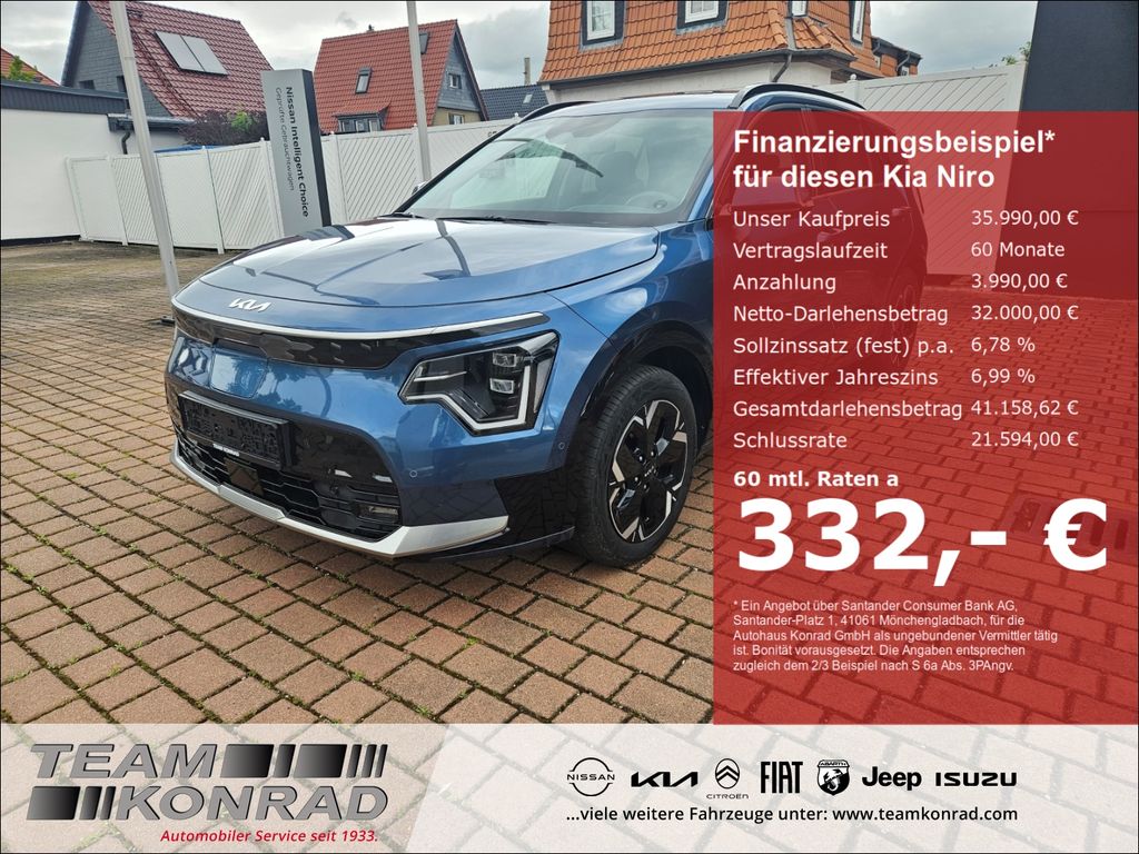Bild des Angebotes Kia Niro e-Inspiration Wärmepumpe Technikpaket Autom