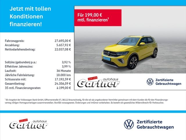 Bild des Angebotes Volkswagen T-Cross R-LINE 1.0 TSI DSG NAVI IQ LIGHT BEATS A