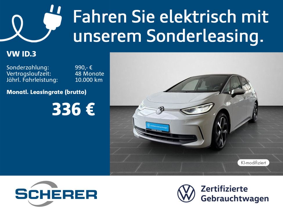 Bild des Angebotes Volkswagen ID.3 PRO ELECTRIC 58kwh SOH 94% PANO DCC ACC IQ.