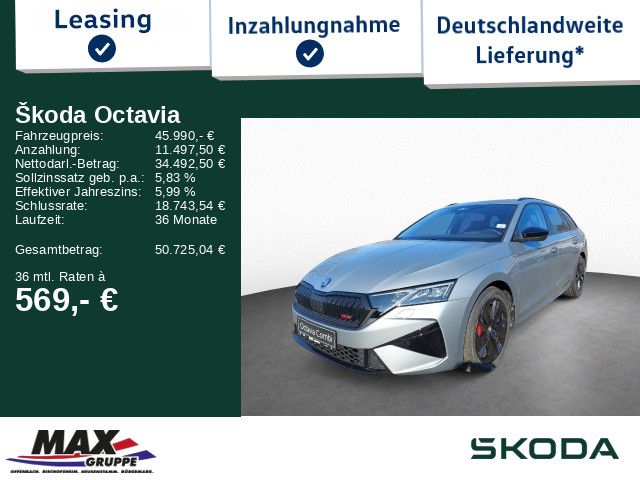 Bild des Angebotes Skoda Octavia Combi RS 2.0TSI 195KW PANO+360°+LED+HUD