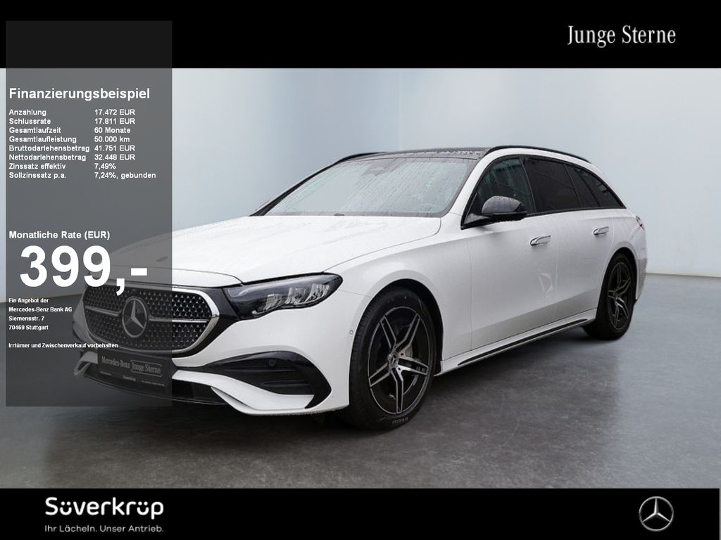 Bild des Angebotes Mercedes-Benz E 200 T , AMG NIGHT AHK DISTR KAMERA PANO SPUR