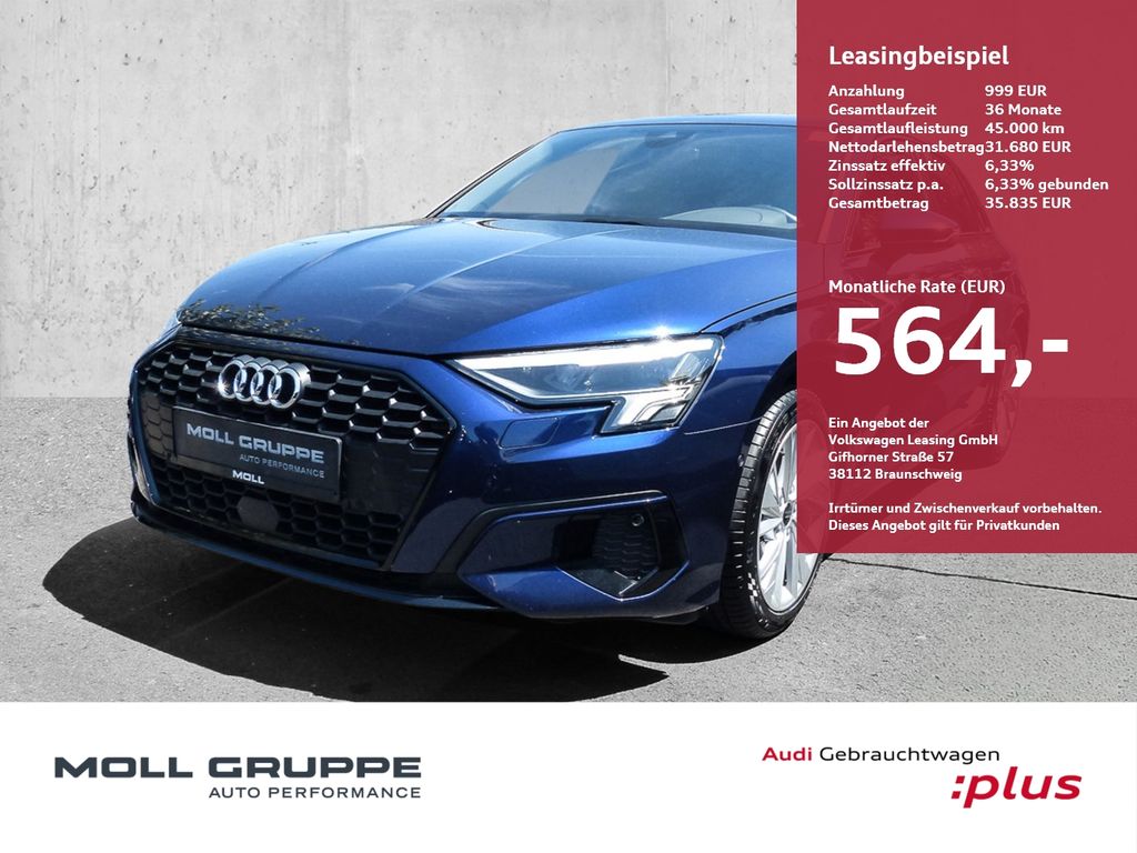 Bild des Angebotes Audi A3 Sportback 35 TDI S tronic 2xKLIMA ACC AUT LM