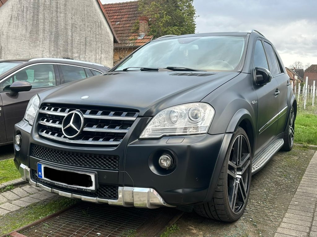 Mercedes-Benz ML 63 AMG Schwarz Matt/LPG STAG/22 Zoll Tausch