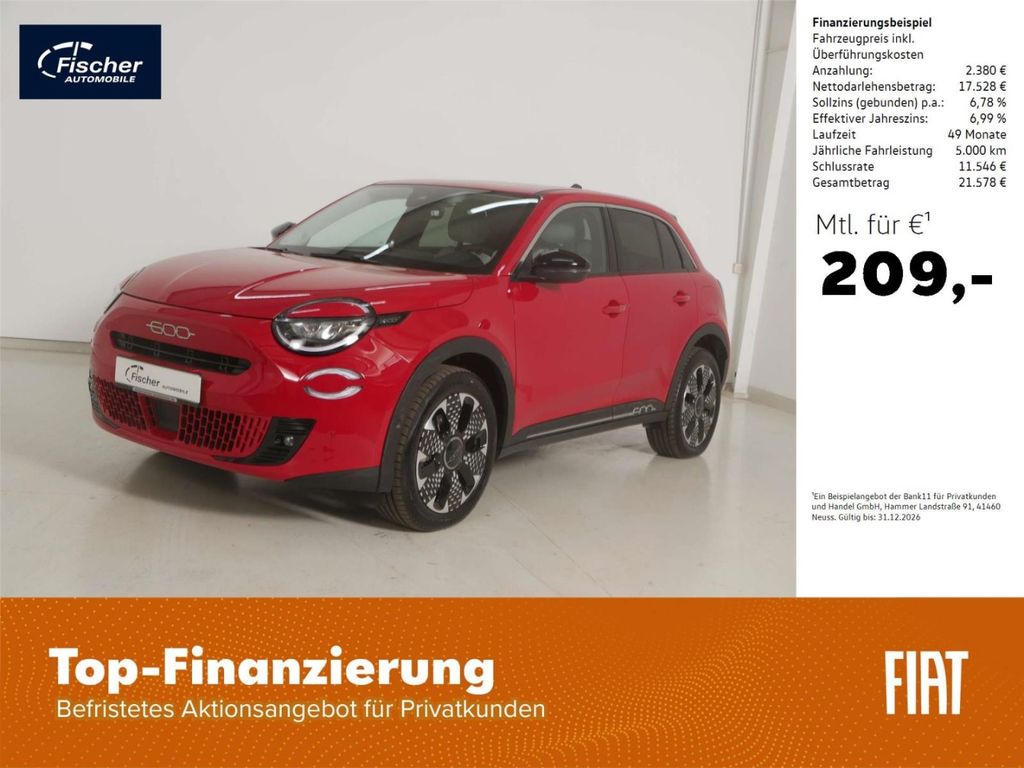 Bild des Angebotes Fiat 600 hybrid 1.2 la Prima LED/NAV/18''/360°/Keyles