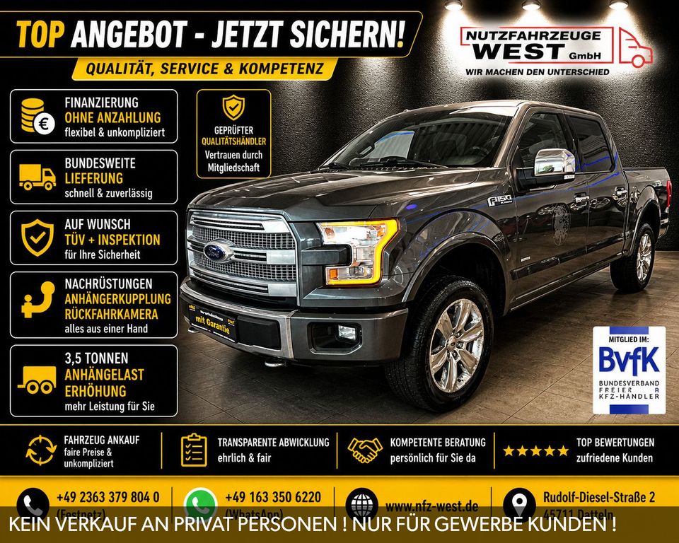 Bild des Angebotes Ford F 150 SuperCrew 3,5 V6 4WD Platinum Edition