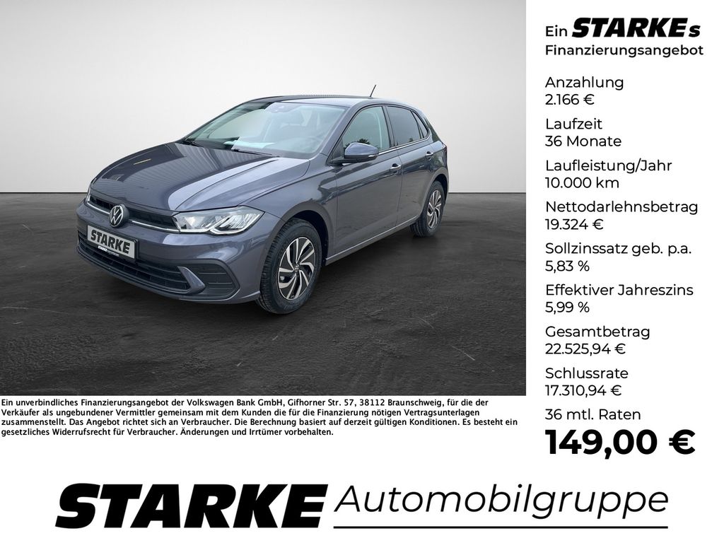 Bild des Angebotes Volkswagen Polo 1.0 TSI DSG Life  LED Kamera PDC LM Tempo K