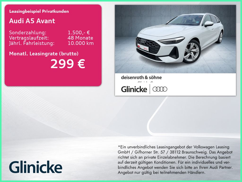 Bild des Angebotes Audi A5 Avant TFSI AHK/Nav/sound/Assist/ASI/Business