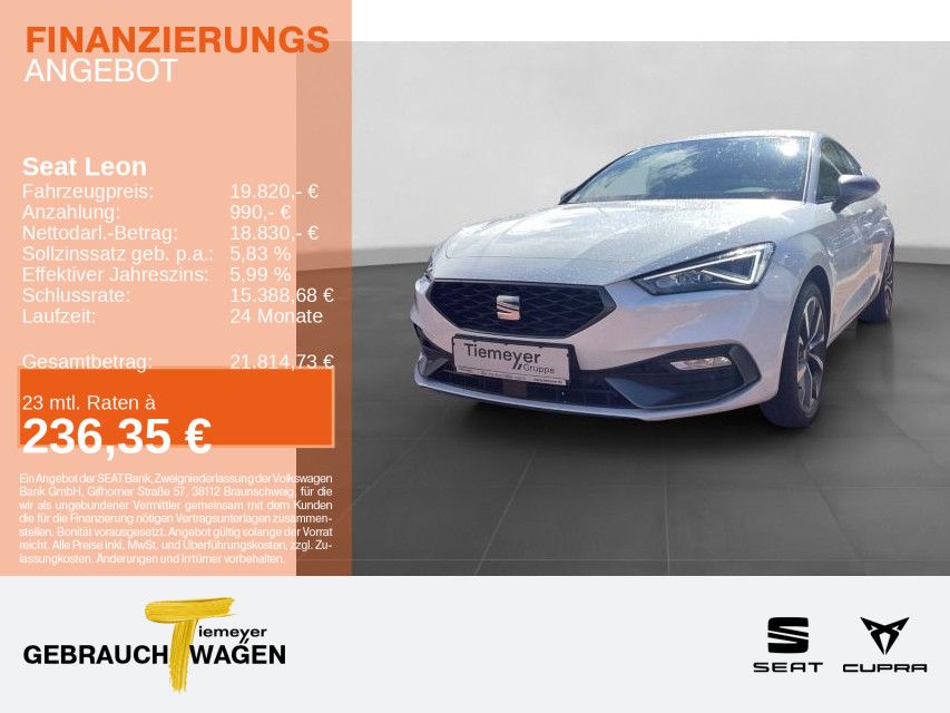 Bild des Angebotes Seat Leon 1.5 TGI DSG FR NAVI SITZHZ LED LM18