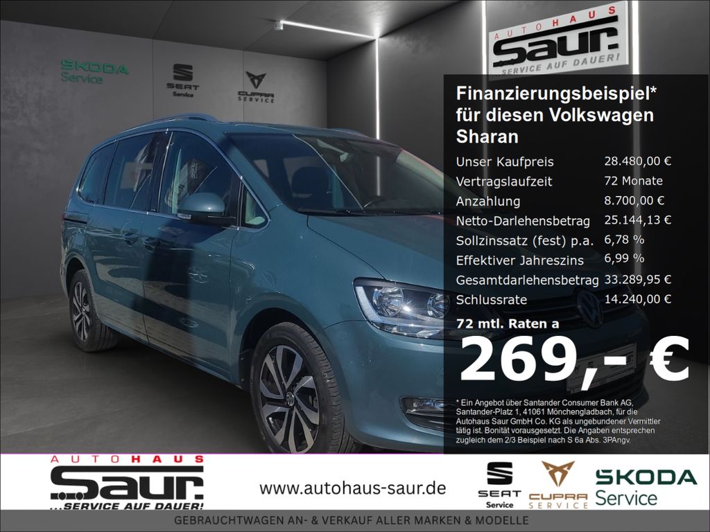 Bild des Angebotes Volkswagen Sharan Active 1.4 TSI 7-SITZER AHK PANORAMA KIND