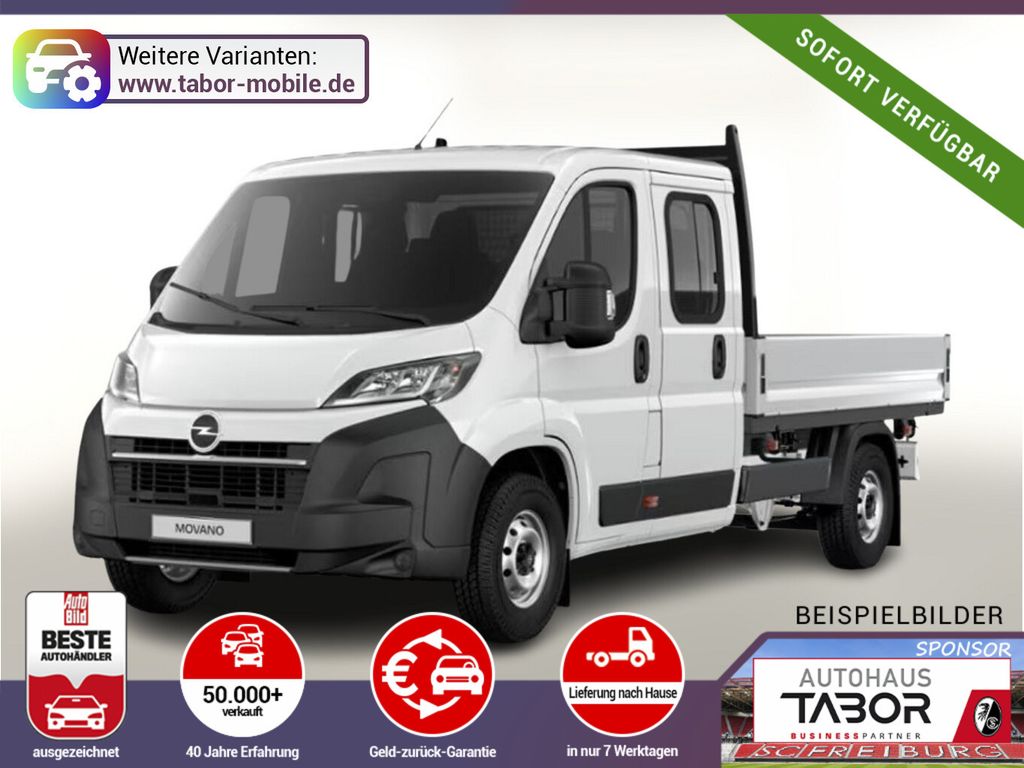 Bild des Angebotes Opel Movano Pritsche Doka 35 L3 Kam Klima UVP-43%*
