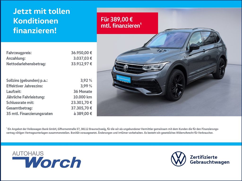 Bild des Angebotes Volkswagen Tiguan Allspace 2.0TDI DSG R-Line AHK+PANO+RFK