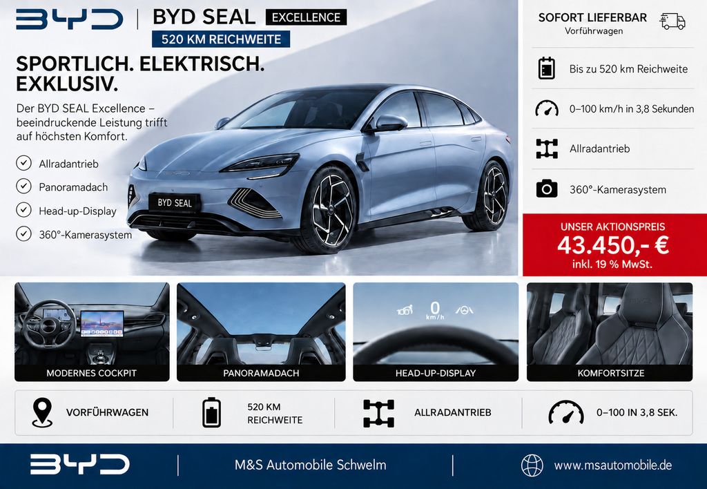 Bild des Angebotes BYD SEAL AWD Excellence °Vorführwagen°