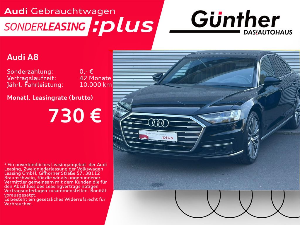 Bild des Angebotes Audi A8 50 TDI QUATTRO+WINTERRÄDER+LASERLICHT+B&O+HUD