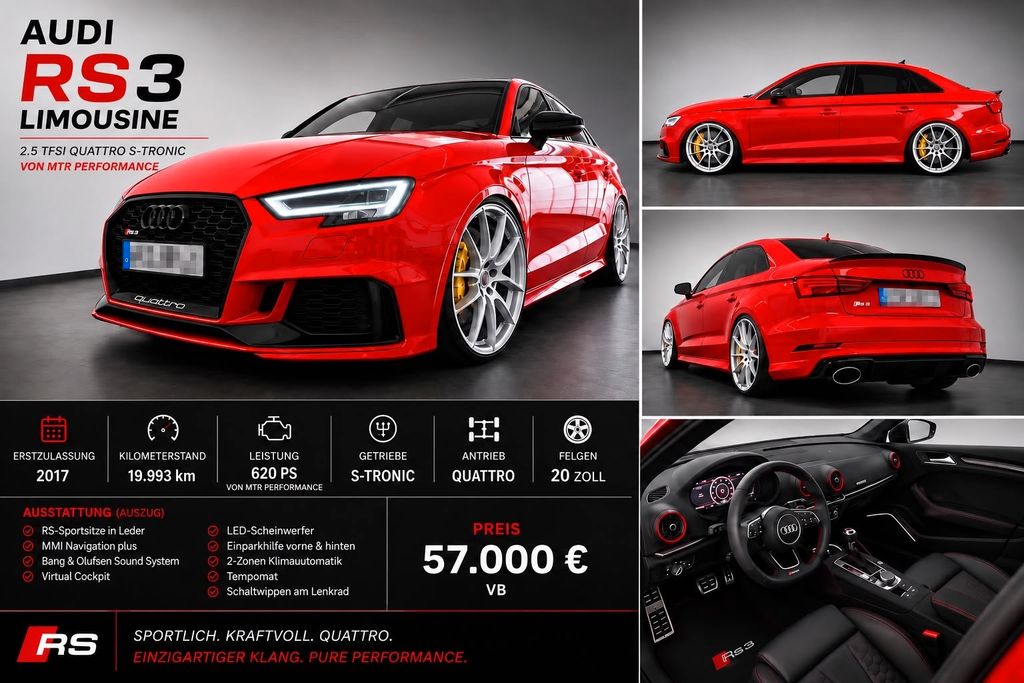 Bild des Angebotes Audi RS3 2.5 TFSI MTR Performance Non OPF