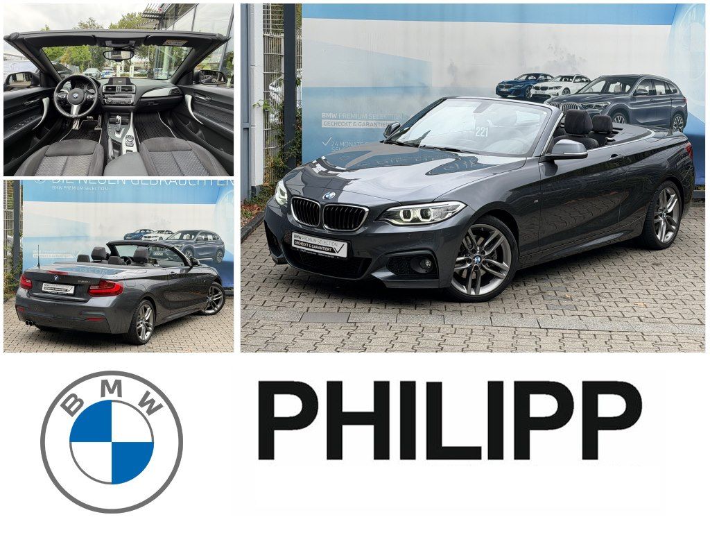Bild des Angebotes BMW 220i Cabrio M Sport Xenon Navi AHK LenkradHzg