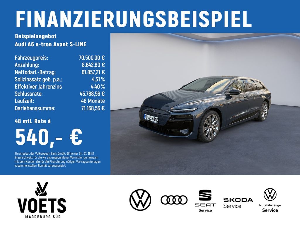 Bild des Angebotes Audi A6 e-tron Avant S-LINE performance 21Zoll+B&O