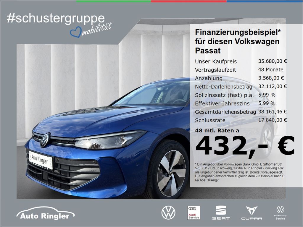 Bild des Angebotes Volkswagen Passat 1,5 l eTSI AHK+SHZ+NAVI