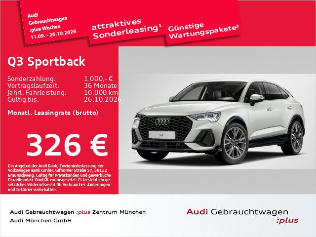 Bild des Angebotes Audi Q3 Sportback 35 TFSI S tronic Virtual/Matrix/ACC