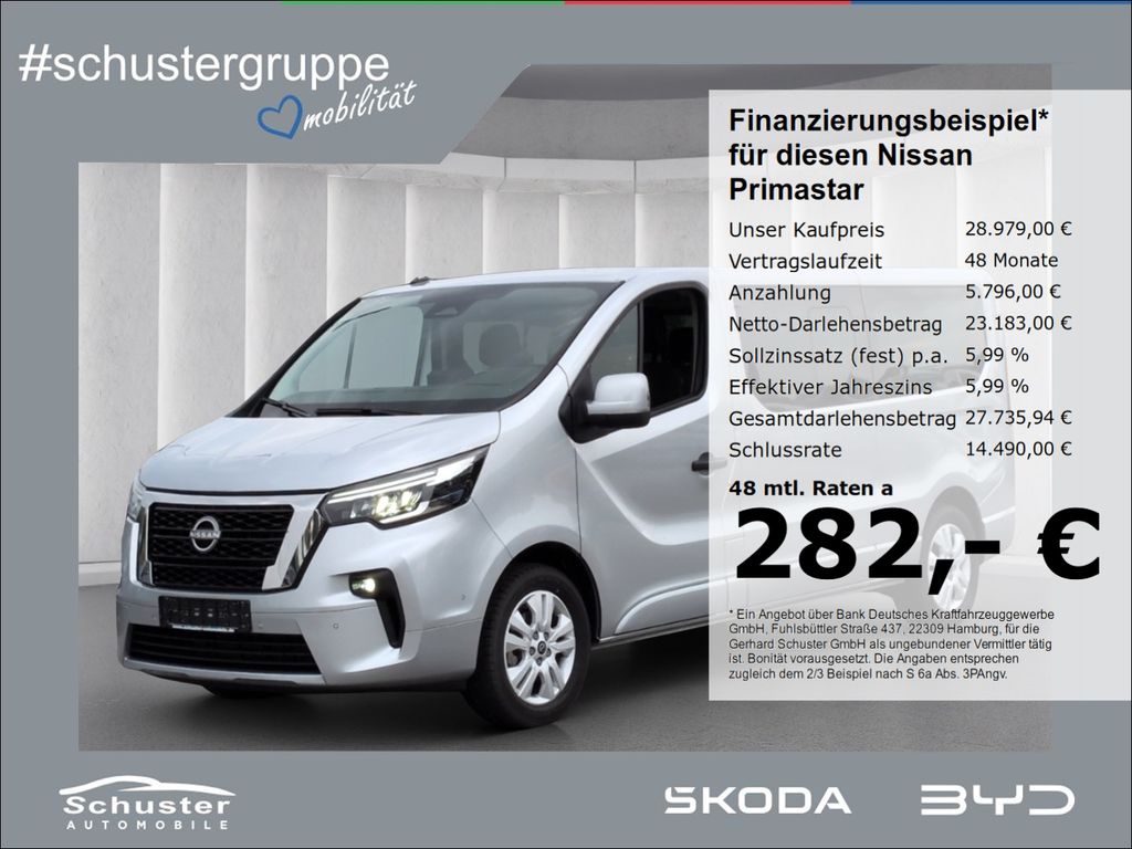 Bild des Angebotes Nissan Primastar Tekna L2 2.0D*9-Sitzer LED Navi R-Kam