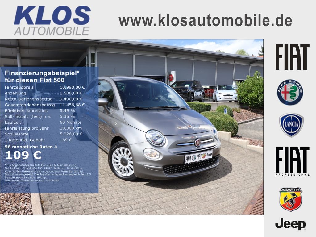 Bild des Angebotes Fiat 500 LOUNGE 1.0 GSE HYBRID CARPLAY KLIMA PDC KOMF