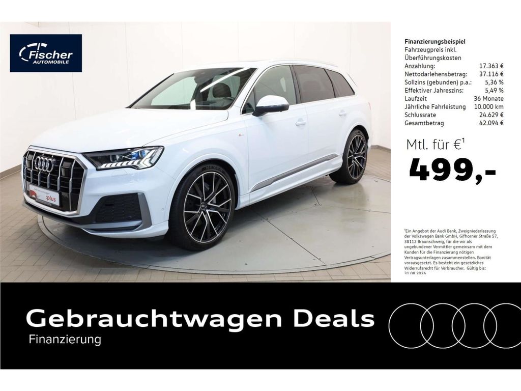 Bild des Angebotes Audi Q7 50 TDI quattro S line AHK/Matrix/Pano/RFK/SH