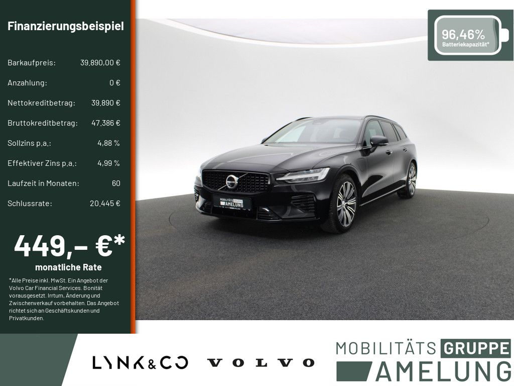 Bild des Angebotes Volvo V60 T6 AWD Plus Dark LED KAMERA ACC STANDHZ 360°