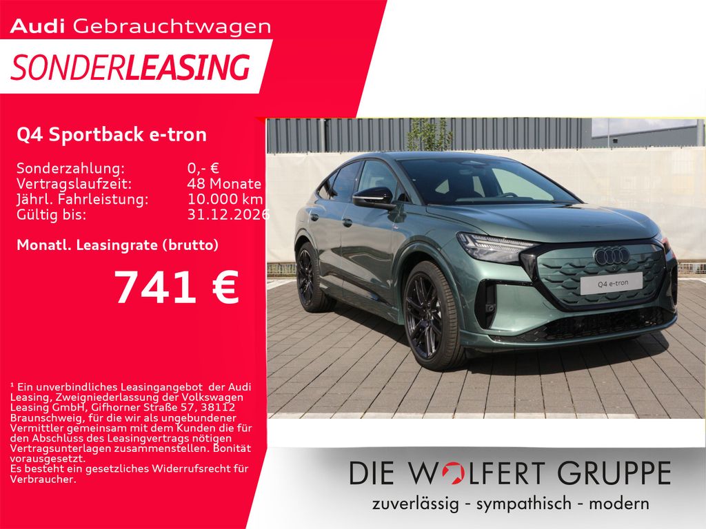 Audi Q4 Sportback e-tron quattro S line*0,25*HuD*AHK