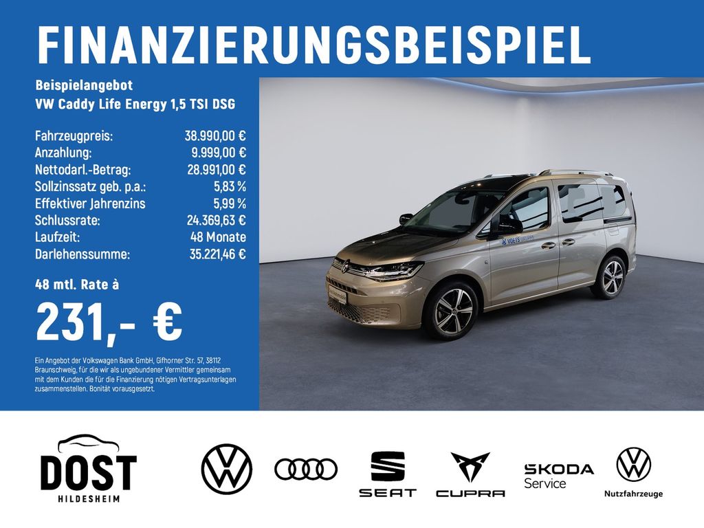 Bild des Angebotes Volkswagen Caddy Life Energy 1,5 TSI DSG LED+AHK+GJR