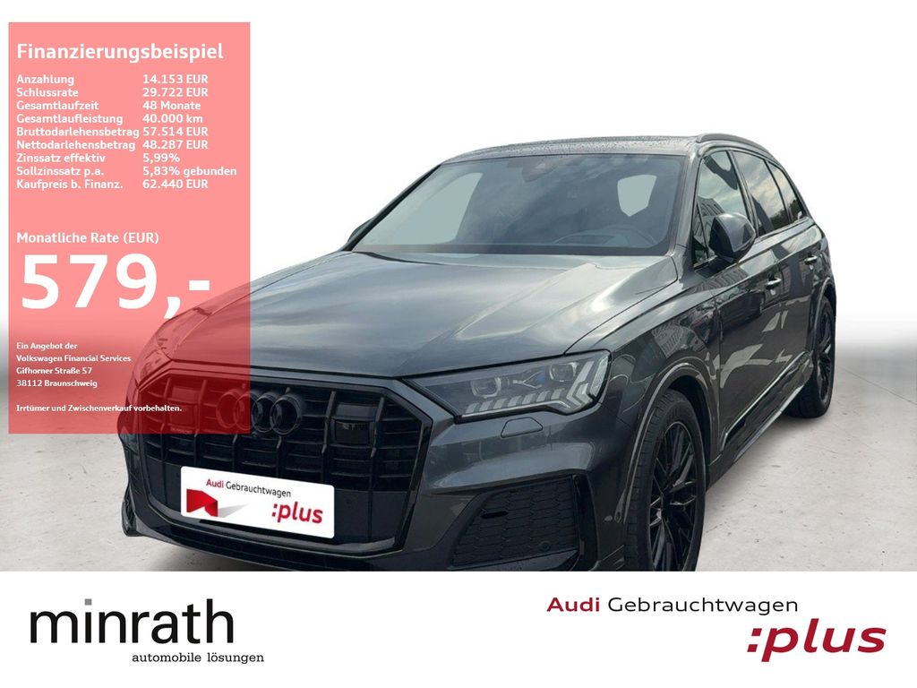 Bild des Angebotes Audi Q7 50 TDI S-Line Q MATRIX+BLACK+B&O+PANO+360+STH