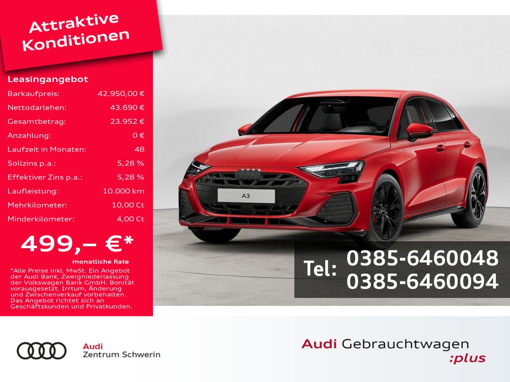 Audi A3 Sportback 1.5 TFSI S-line