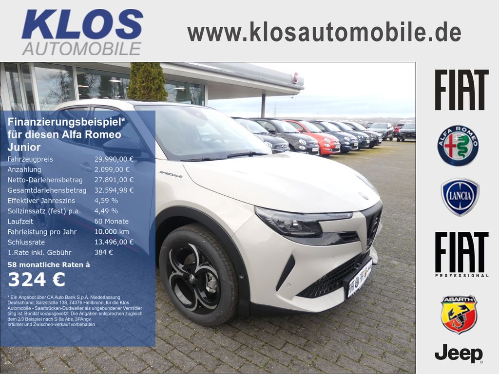 Bild des Angebotes Alfa Romeo Junior IBRIDA SPECIALE 1.2 VGT 145PS DCT6 SCHIEB