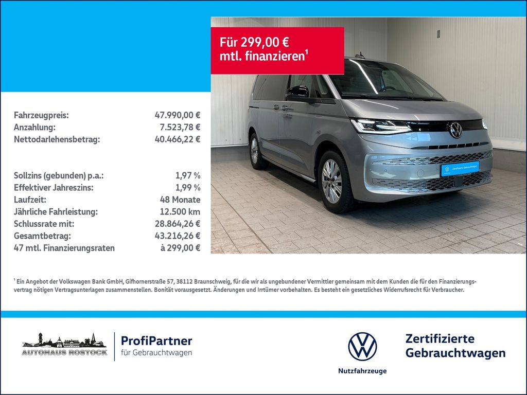 Bild des Angebotes Volkswagen T7 Multivan 2.0 TDI DSG NAVI AHK PANO IQ.LIGHT