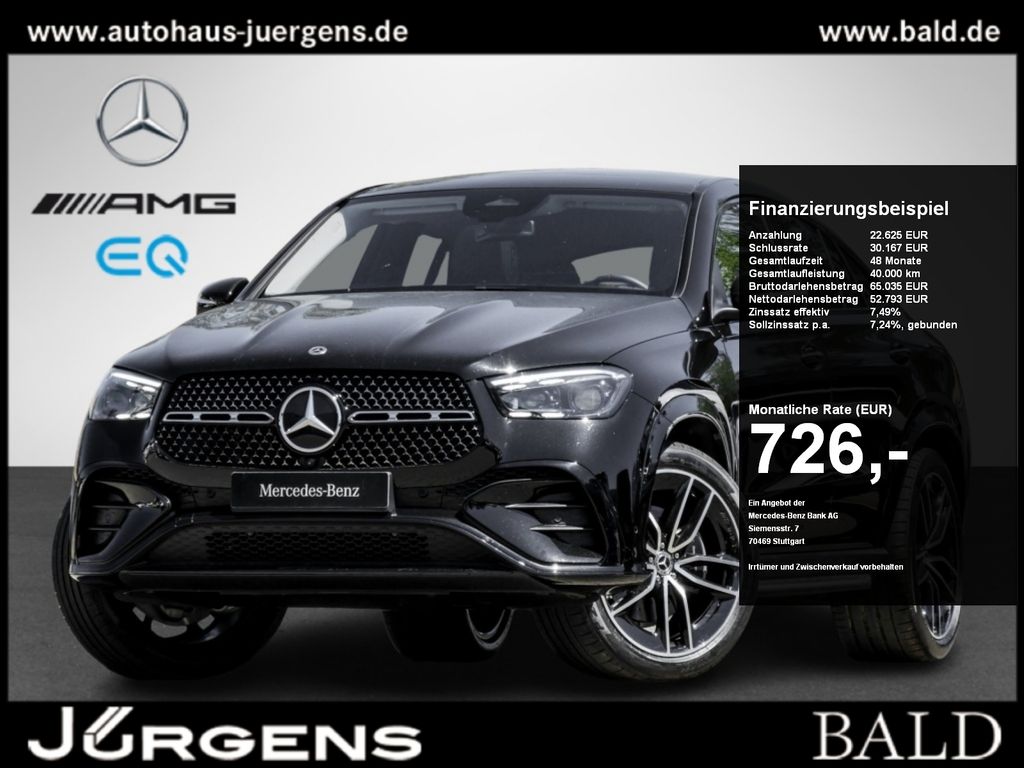 Bild des Angebotes Mercedes-Benz GLE 300 d 4M Cp AMG-Sport/Pano/AHK/Sitzkl/MLB/22