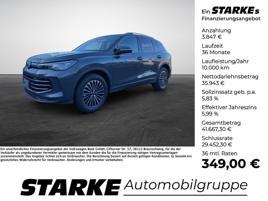 Volkswagen Tiguan 2.0 TDI DSG Elegance AHK  AHK Navi LED Ka