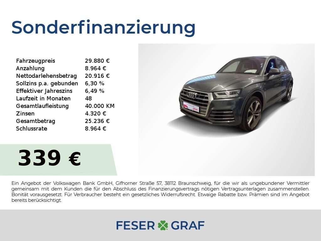 Bild des Angebotes Audi Q5 45 TFSI qu 3x S Line Navi,AHK,LED,Kamera,Spor
