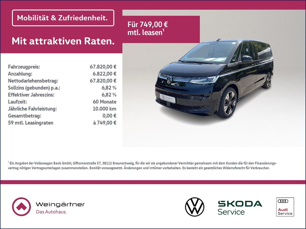 Bild des Angebotes Volkswagen T7 Multivan Style 2.0 TDI LÜ, AHK, Sthzg, Vis-a-