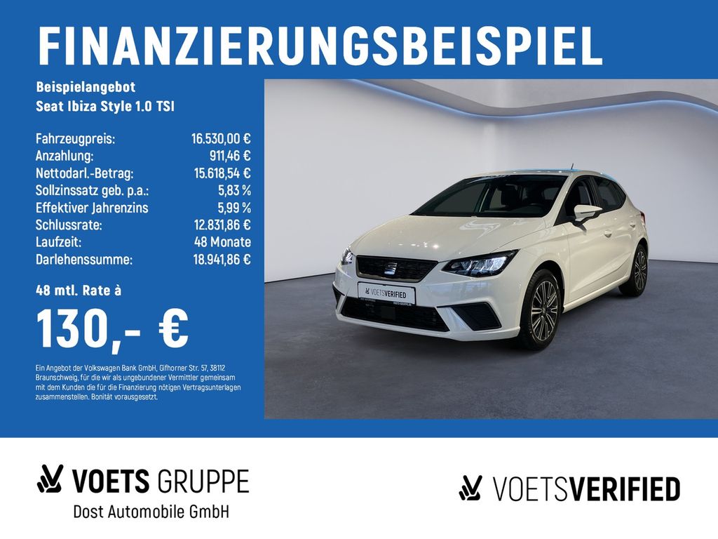 Bild des Angebotes Seat Ibiza Style 1.0 TSI SHZ+PDC+App-Connect+KLIMA