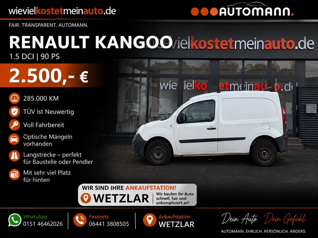 Bild des Angebotes Renault Kangoo Kasten Extra1,5dCi*TÜV05/2026*Klima*LkwZu
