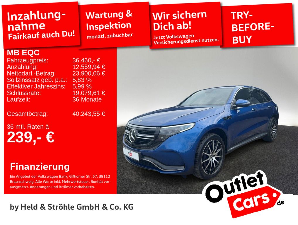 Bild des Angebotes Mercedes-Benz EQC 400 AMG 4Matic KEYL LED SCHIEBEDACH 360° KAM