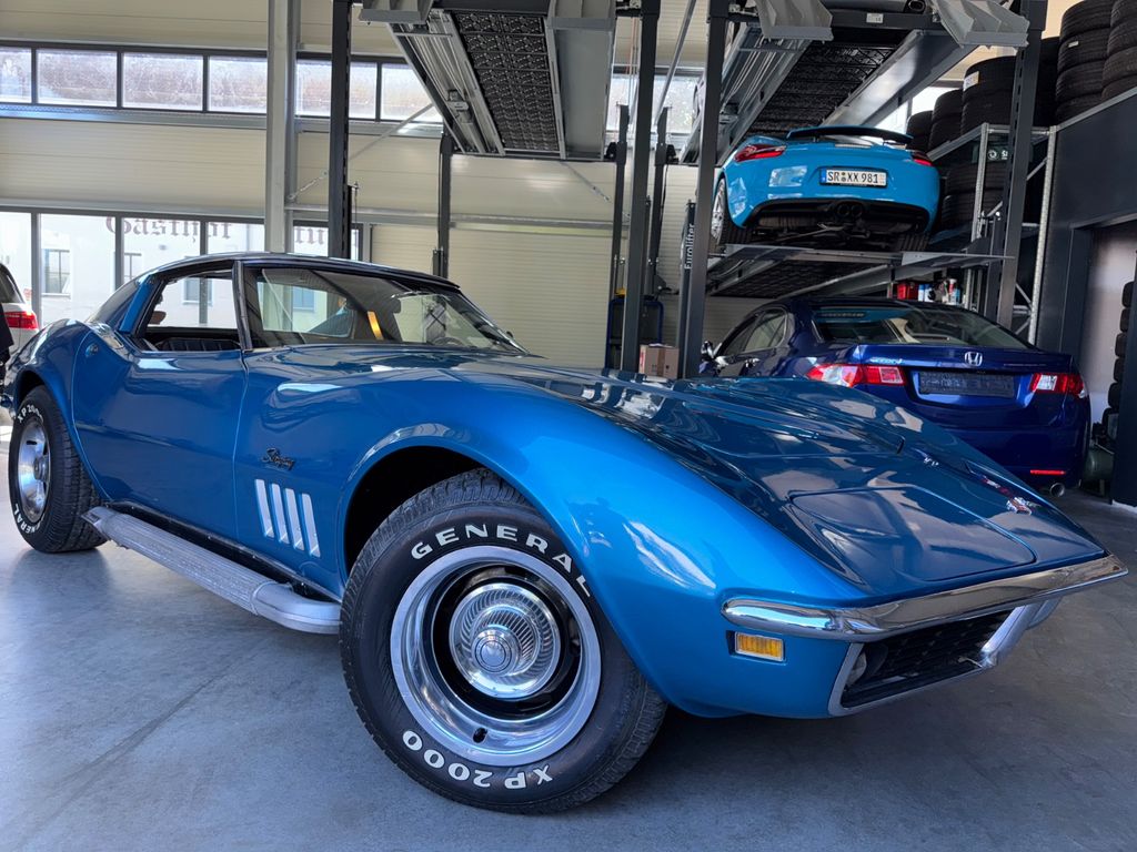 Bild des Angebotes Corvette C3 Stingray Targa Leder Schwarz / Schalter 1968