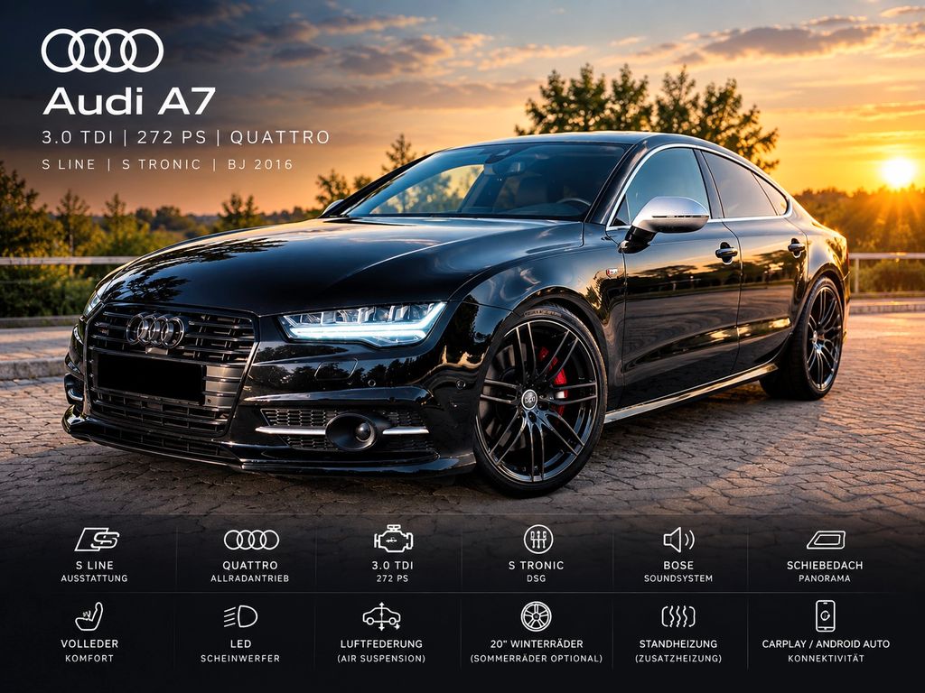 Bild des Angebotes Audi A7 3.0 TDI 200kW 272 PS quattro S tronic Sportb.