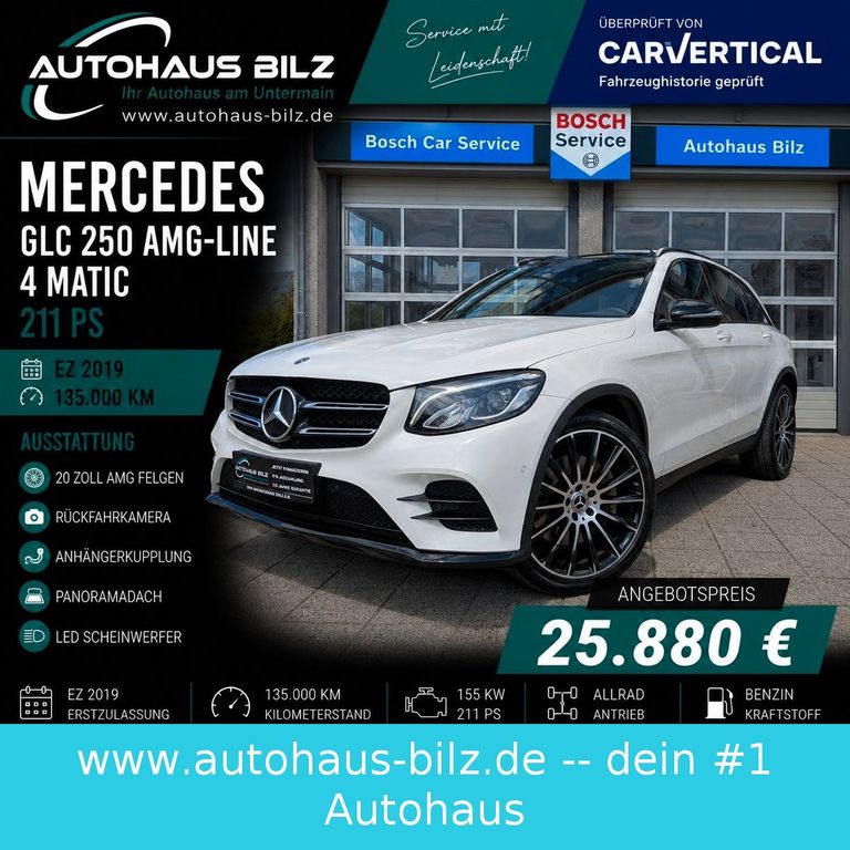 Bild des Angebotes Mercedes-Benz GLC 250 4Matic*AMG-Line*Pano*AHK*Kamera*Leder*