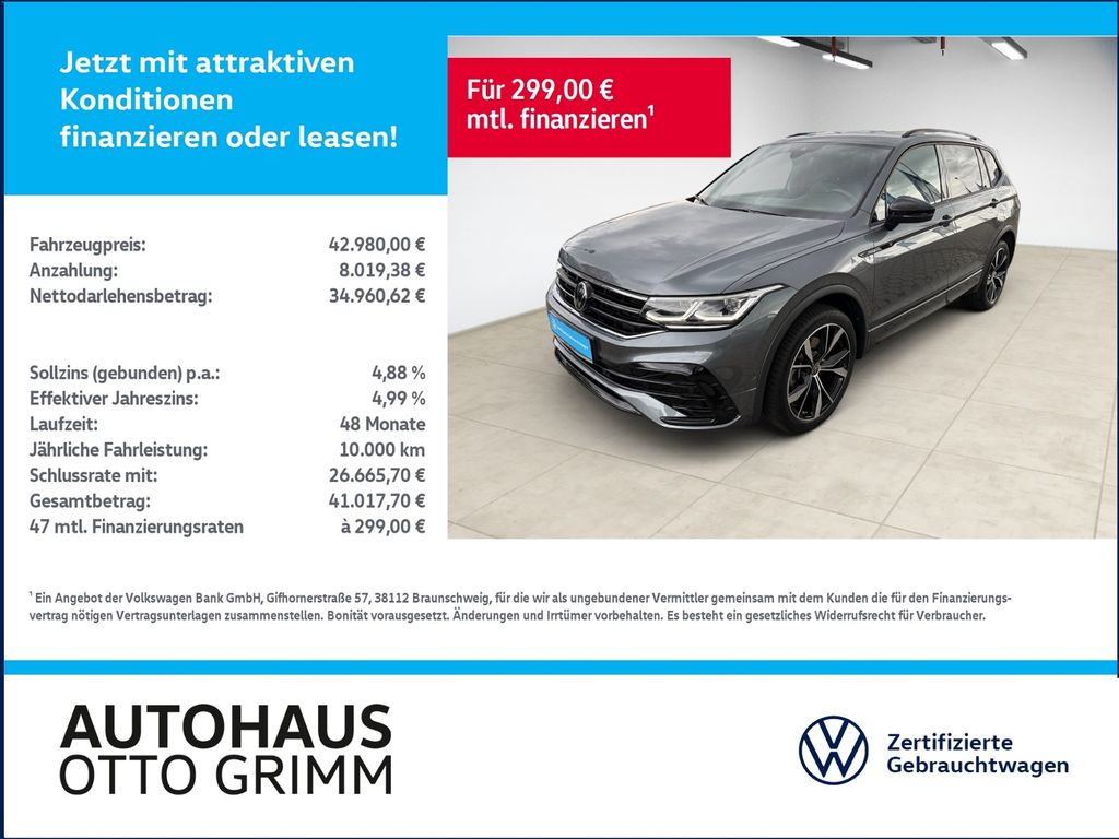 Bild des Angebotes Volkswagen Tiguan Allspace 2.0 TDI R-Line 4Motion AHK SH LE