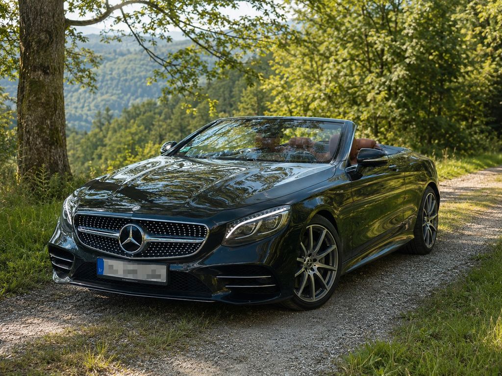 Bild des Angebotes Mercedes-Benz wunderschönes Mercedes 560 Cabrio metallic grün