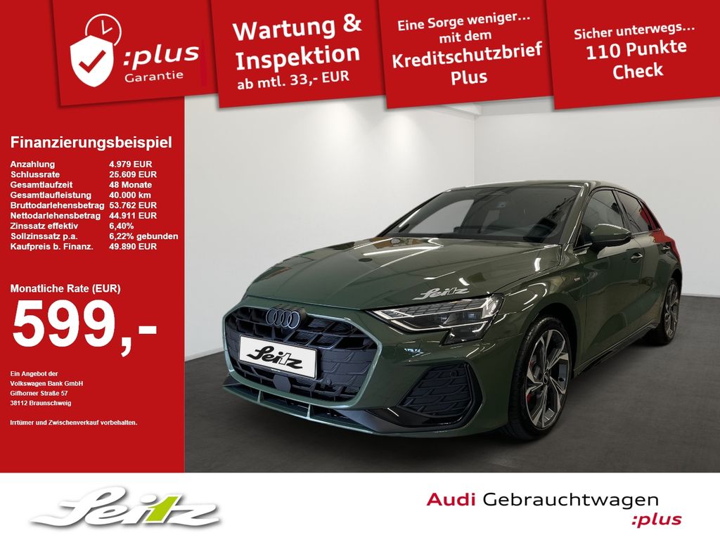 Bild des Angebotes Audi A3 Sportback TFSI e S line *AHK*MATRIX*SONOS*