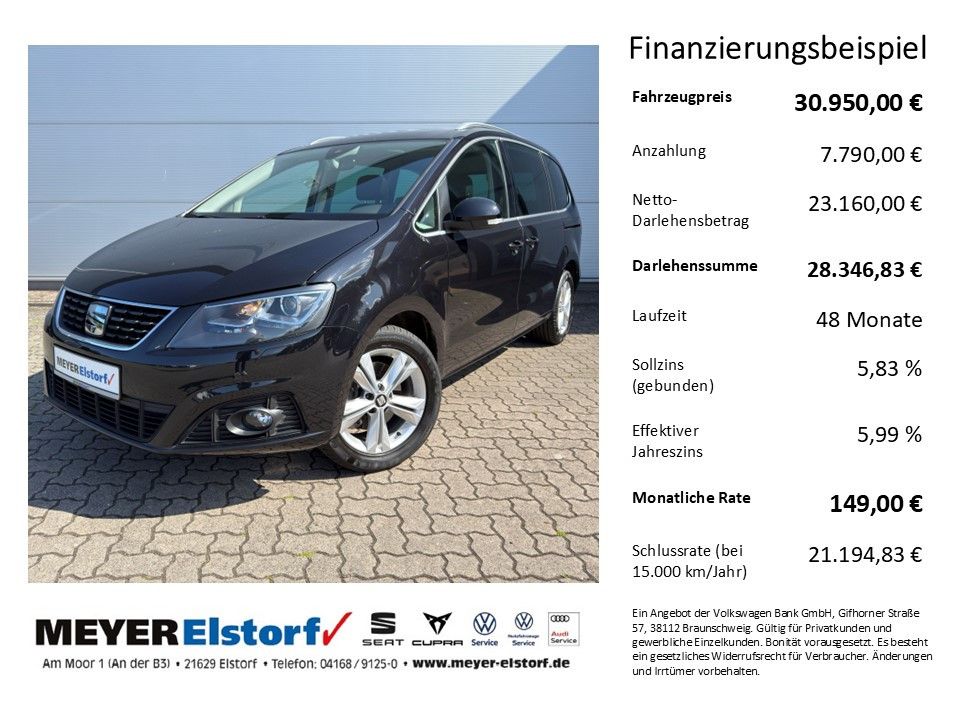 Seat Alhambra 1.4 TSI XCELLENCE DSG 7-Sitzer Standhzg